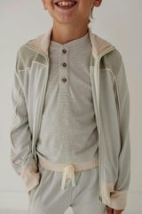 Track Zip Front Jacket Desert Sage