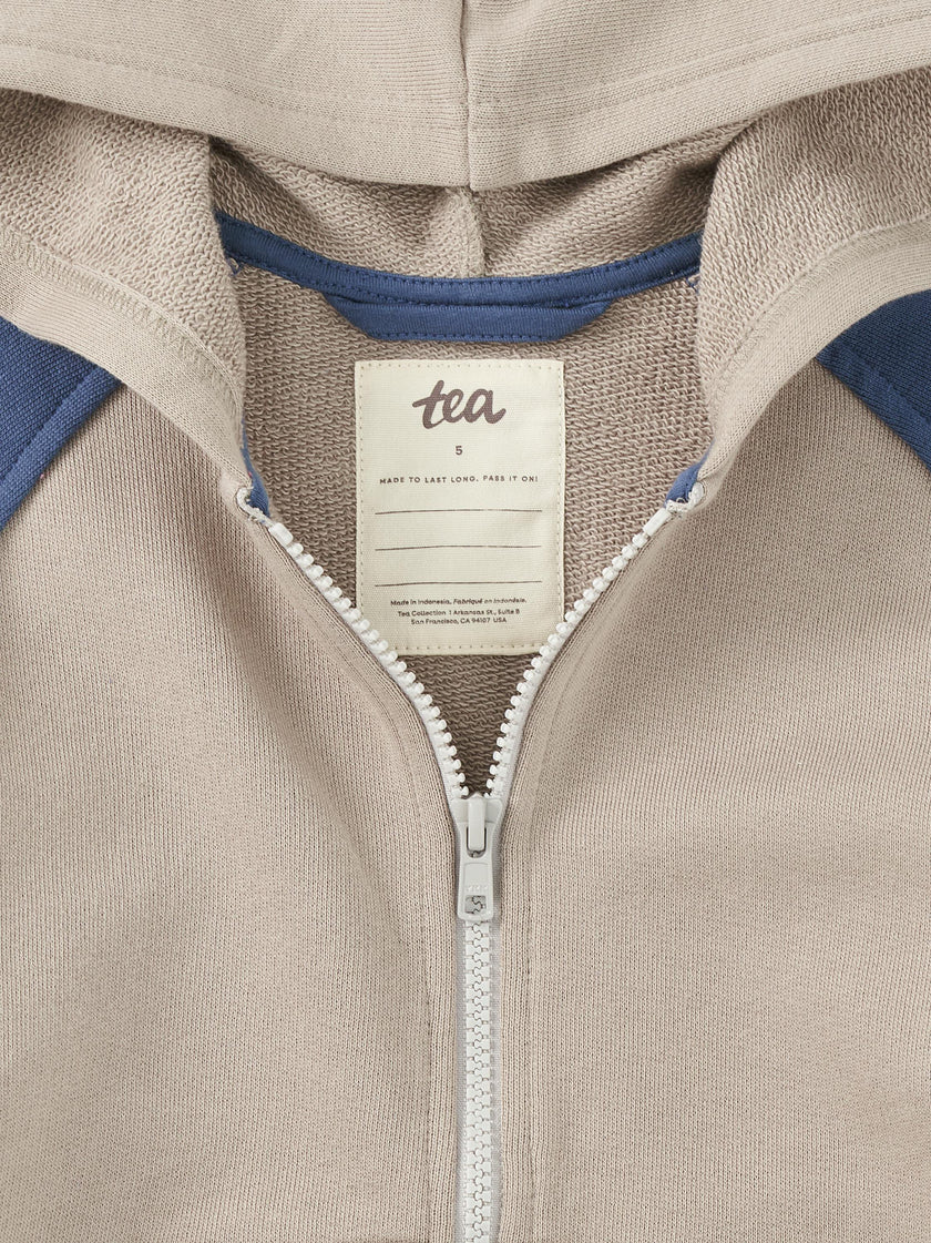 Colorblock Hoodie, Mist