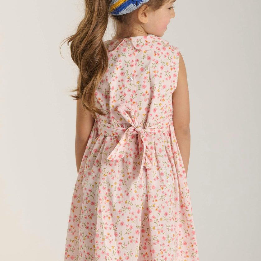 Hand-Smocked Girls Dress - Lizzie