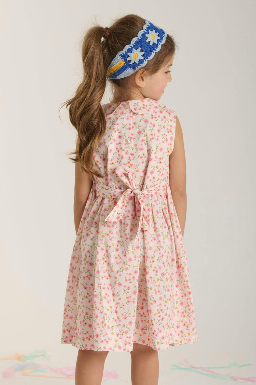 Hand-Smocked Girls Dress - Lizzie