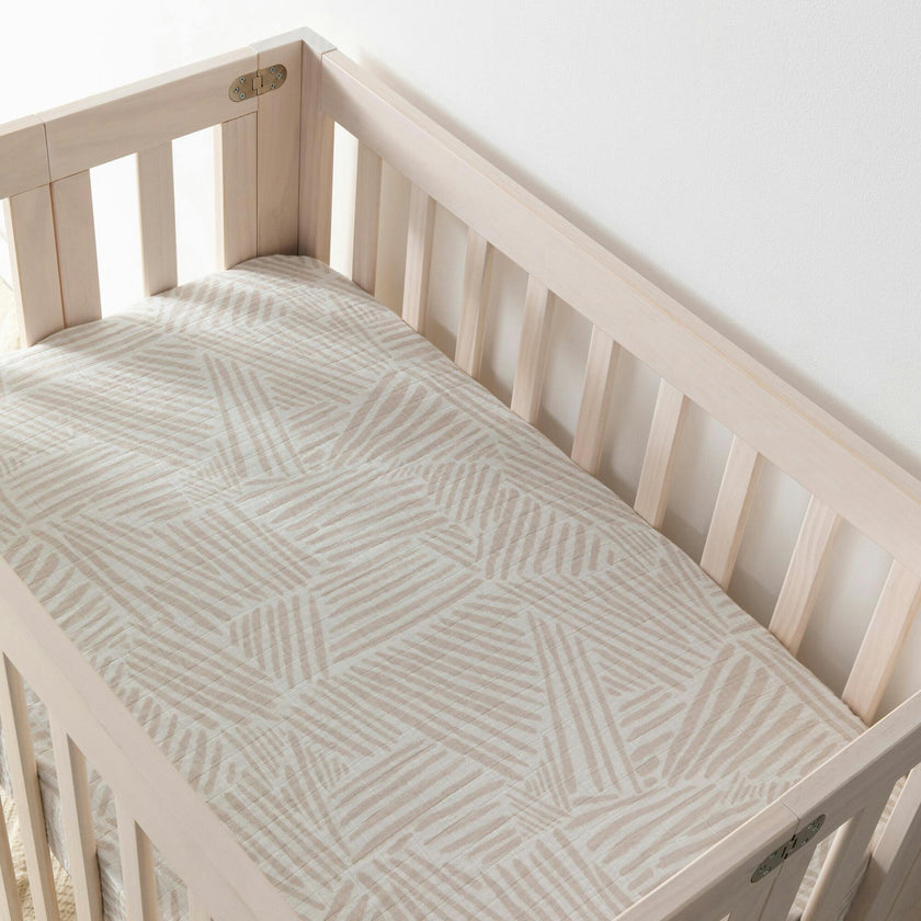 Organic Muslin Cotton Mini Crib Sheet