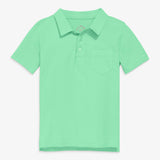 Kids short sleeve polo in seasonal colors