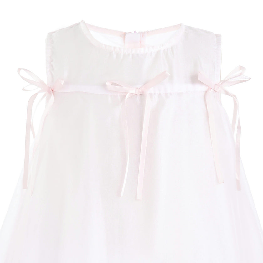 Pink Kaia Ribbon Bow Dress