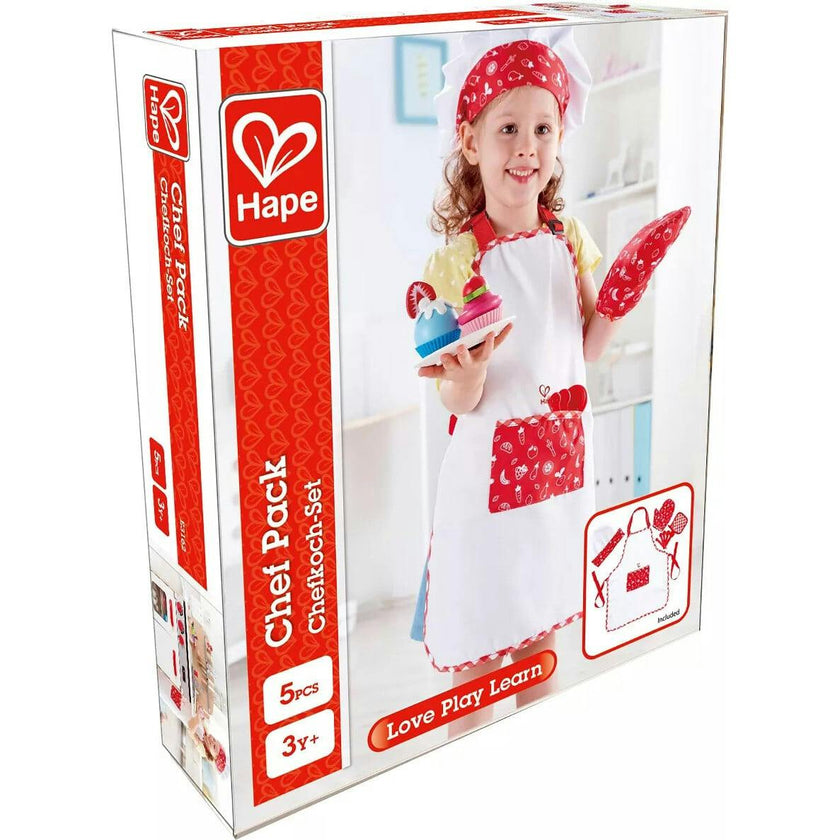 Hape: Chef Pack&nbsp;- 5pc Outfit Set
