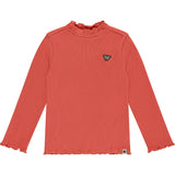 Ribbed Mock Neck Long Sleeve