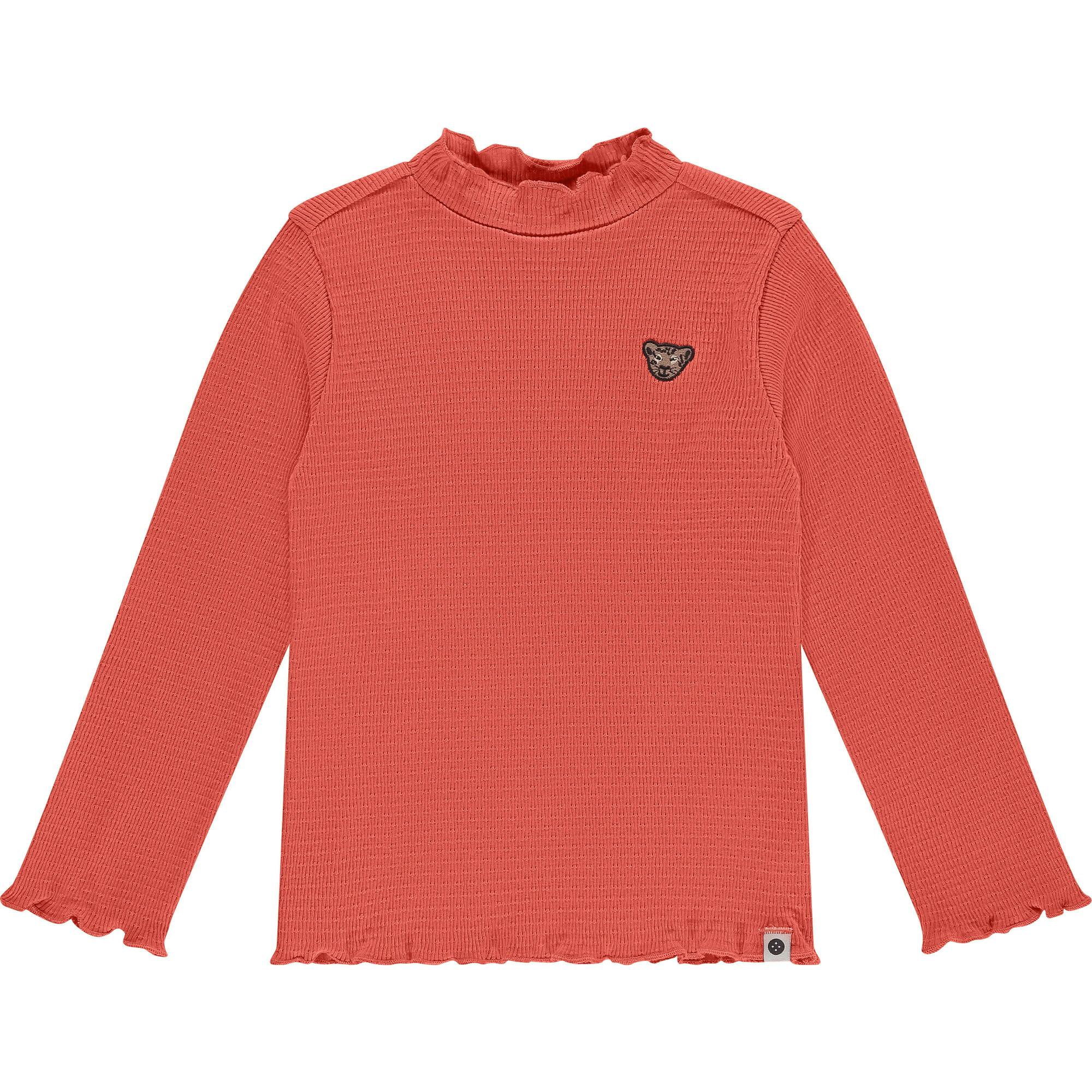 Ribbed Mock Neck Long Sleeve