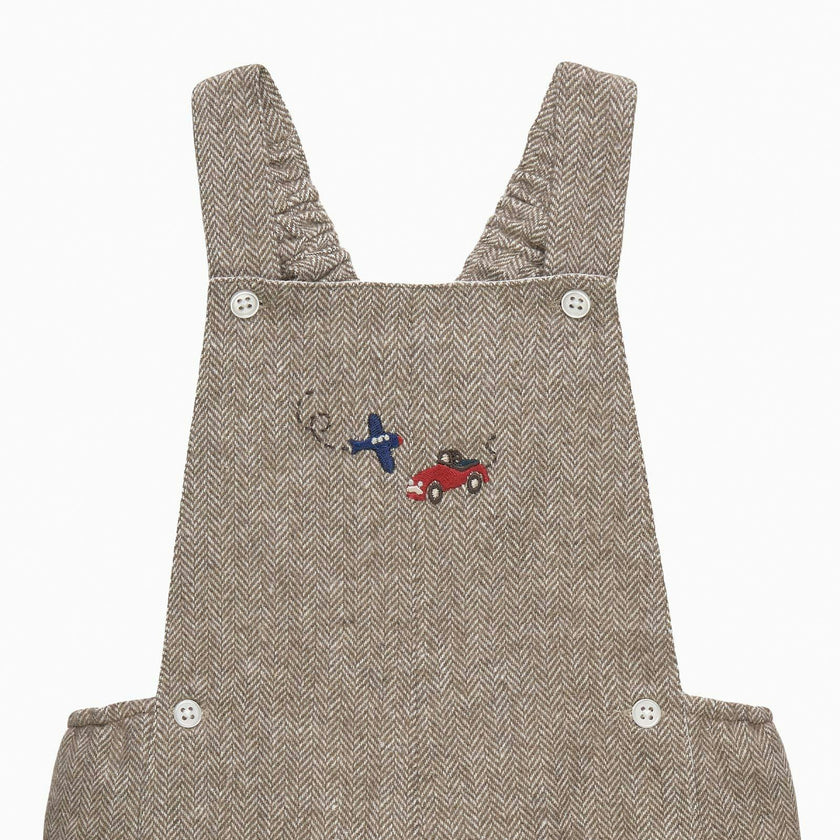 Baby Alfie Bib Shorts in Car