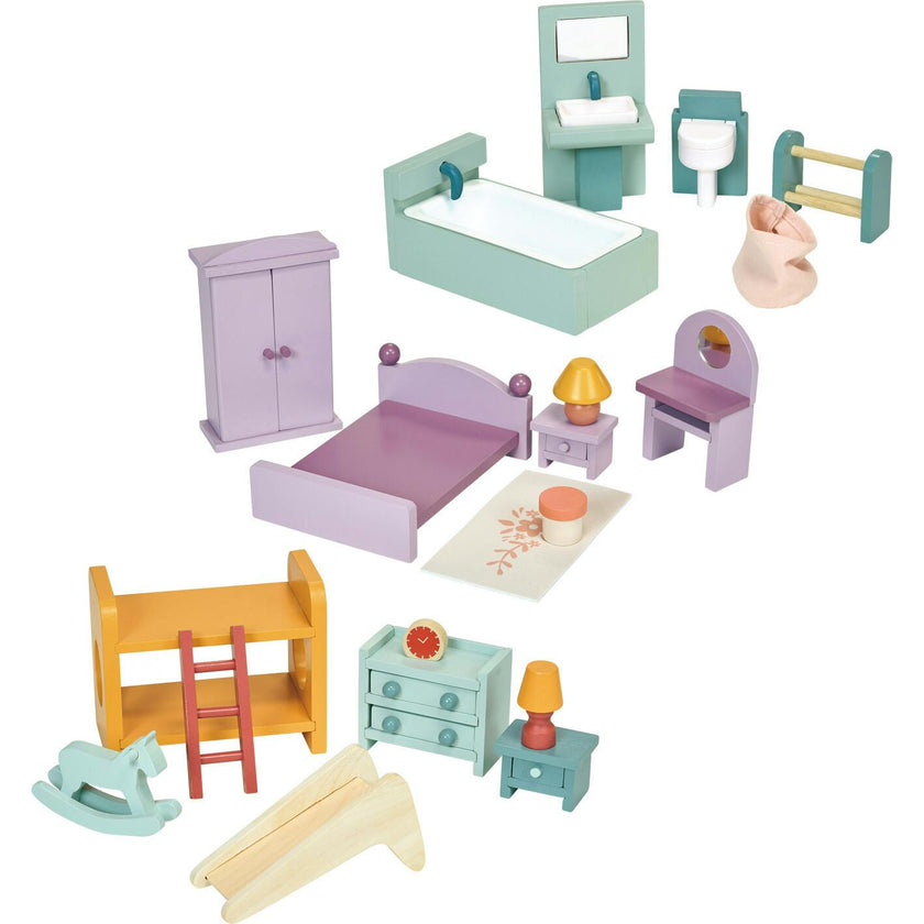 Dollhouse Upstairs Furniture Bundle