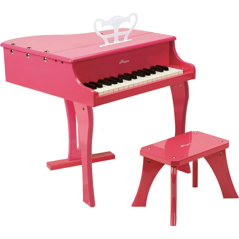 Happy 30 Key Grand Piano with Bench in Pink