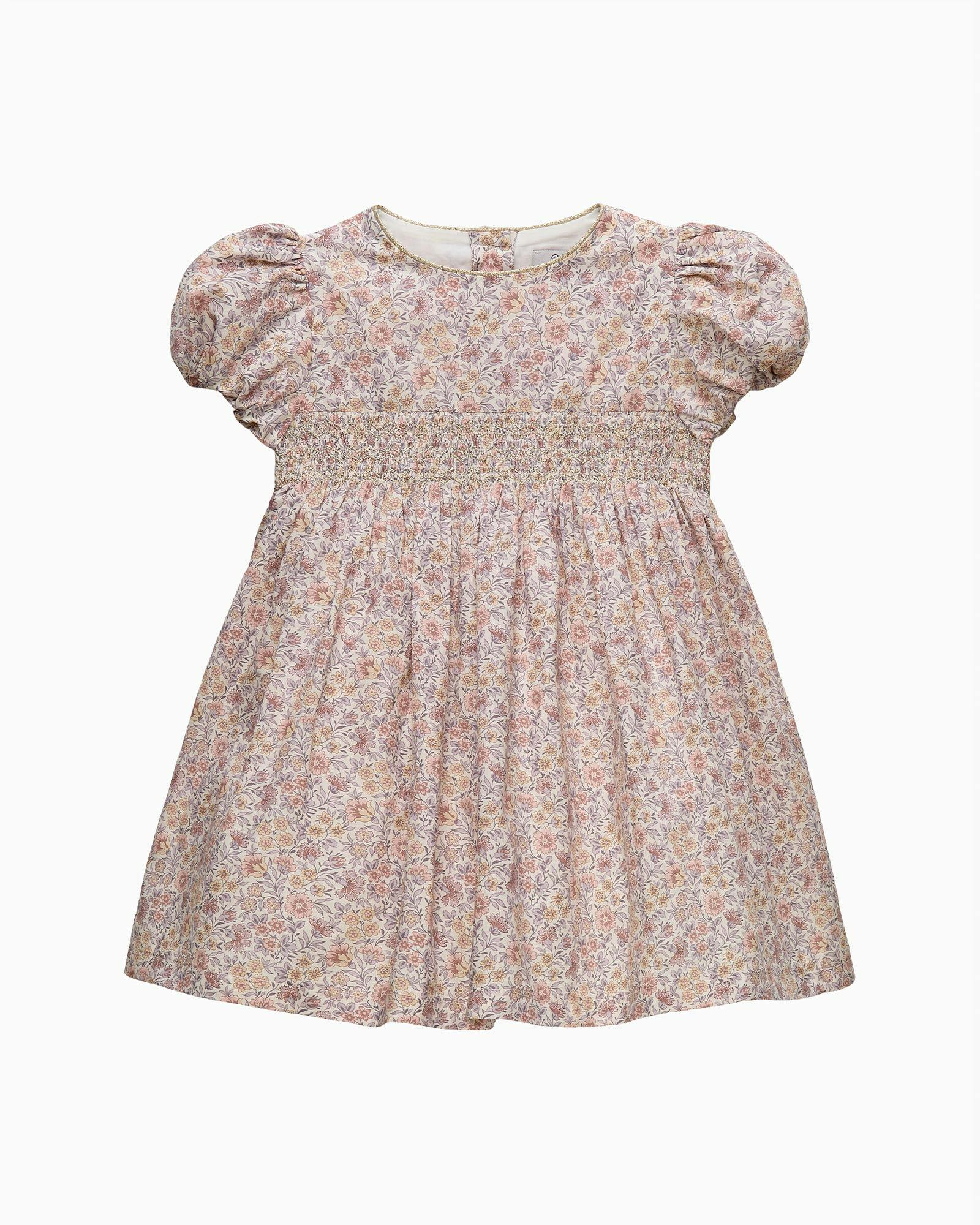 Baby Carnation Floral Smocked Party Dress