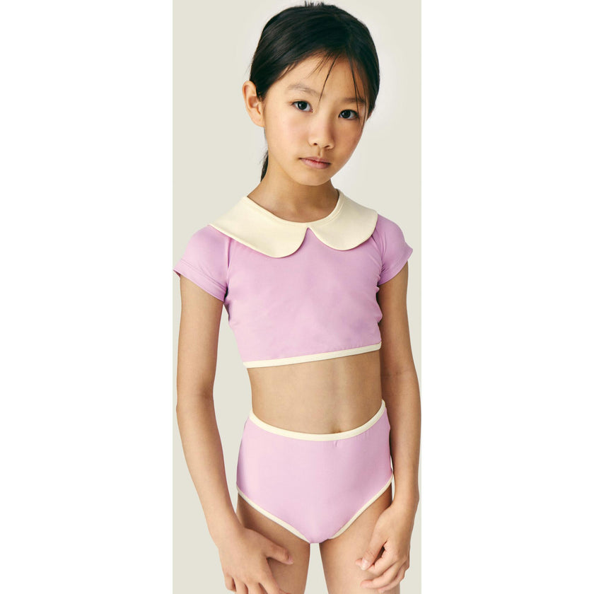 Mipounet SS26 Vera, Swimwear Ecru Pink Violet