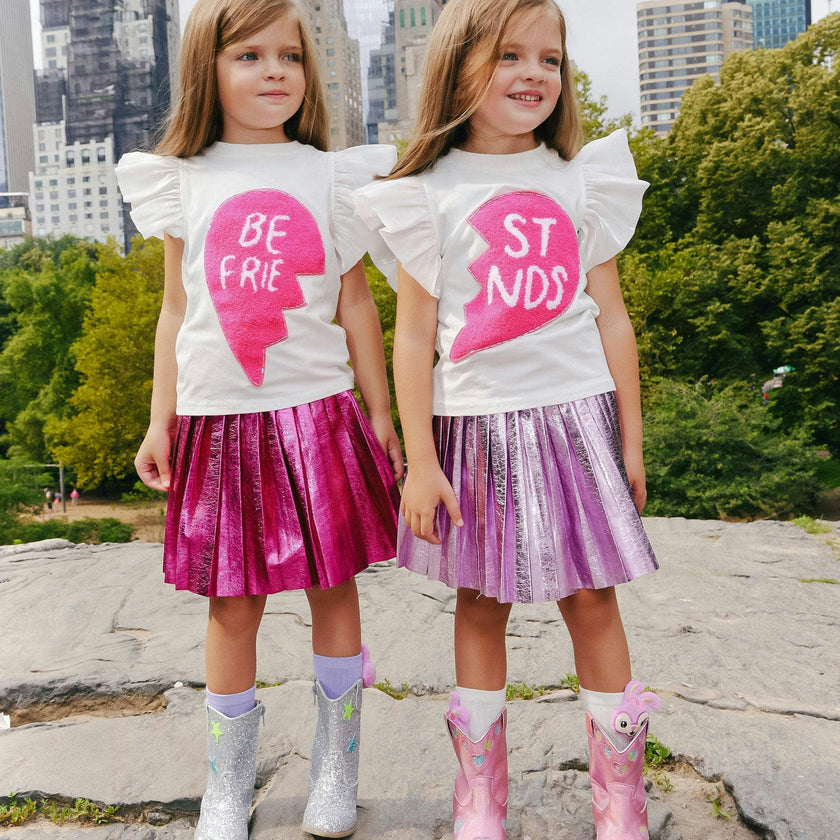 Best Friends Ruffle Sleeve T-Shirts