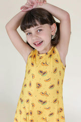 Papaya Bamboo Girls' Sleeveless Dress