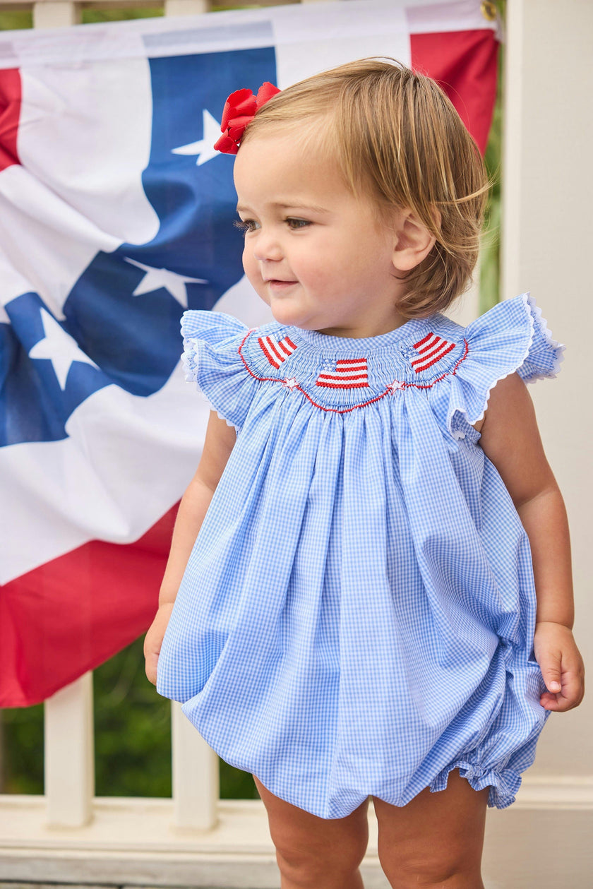 Smocked Bishop Bubble - Flags