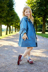 Diana Glossed-Leather 2-Strap Mary Jane Shoes