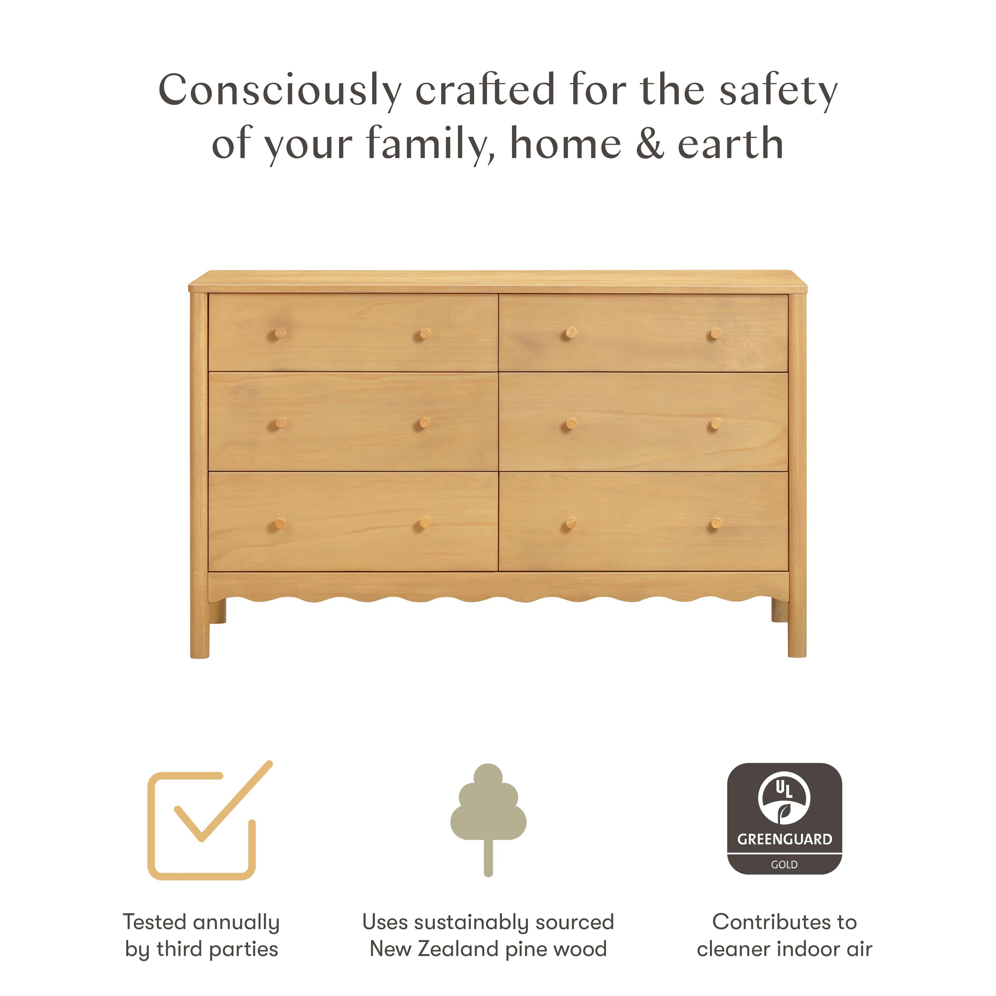 Swell 6-Drawer Wide Assembled Dresser (56