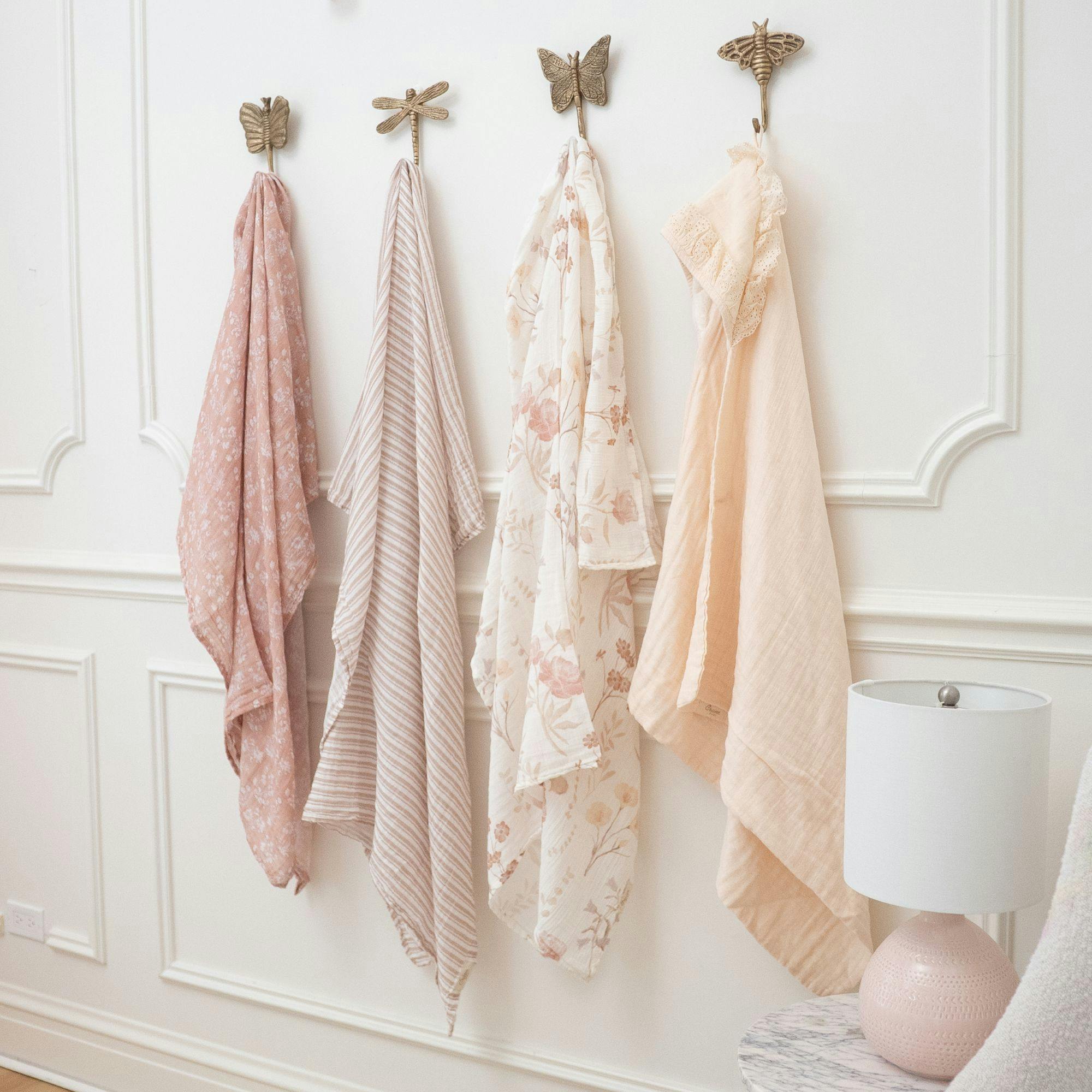 Violet Ruffle Hooded Baby Bath Towel