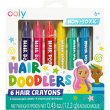 Hair Doodlers Hair Crayons - Set of 6