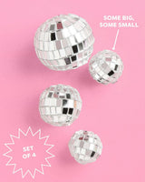 Hoedown Disco Topper - mirrored cake topper set