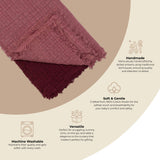 Multi-Layer Cotton Muslin Baby Blanket (Orchid Ombre)