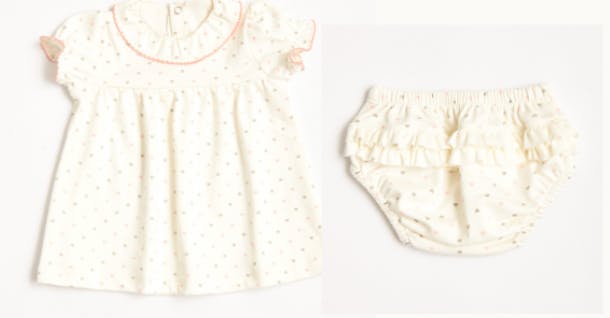 Sweetheart dress with ruffle bottom