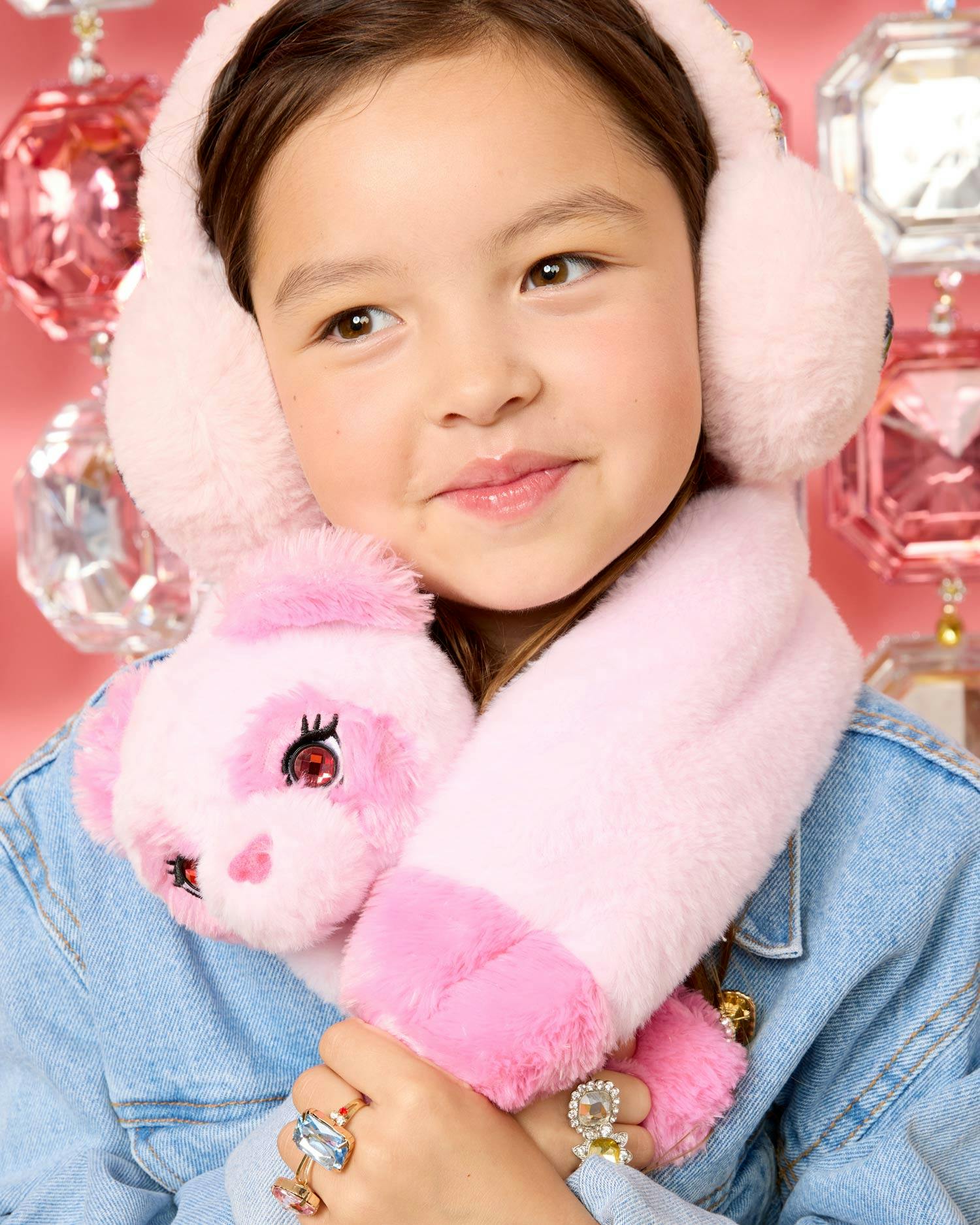 Cotton Candy Jeweled Scarf