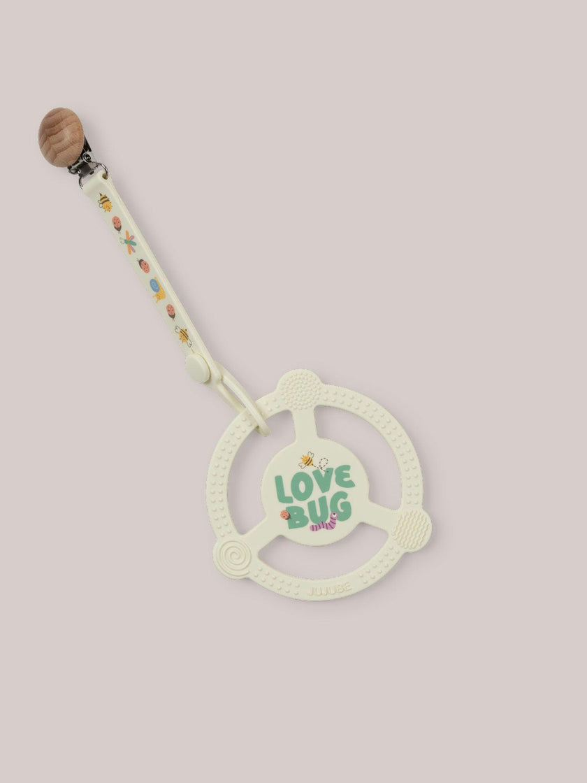 Studio Oh! Silicone Teether Ring With Detachable Clip