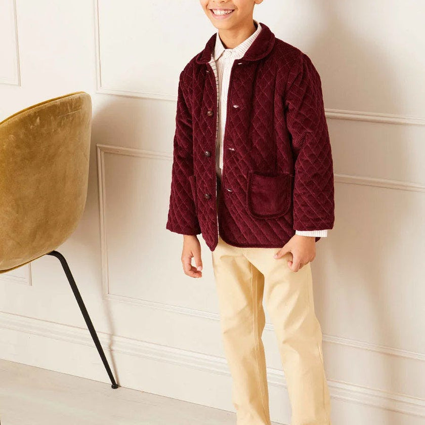 Plain Five Pocket Chino Trousers in Camel (4-10yrs)