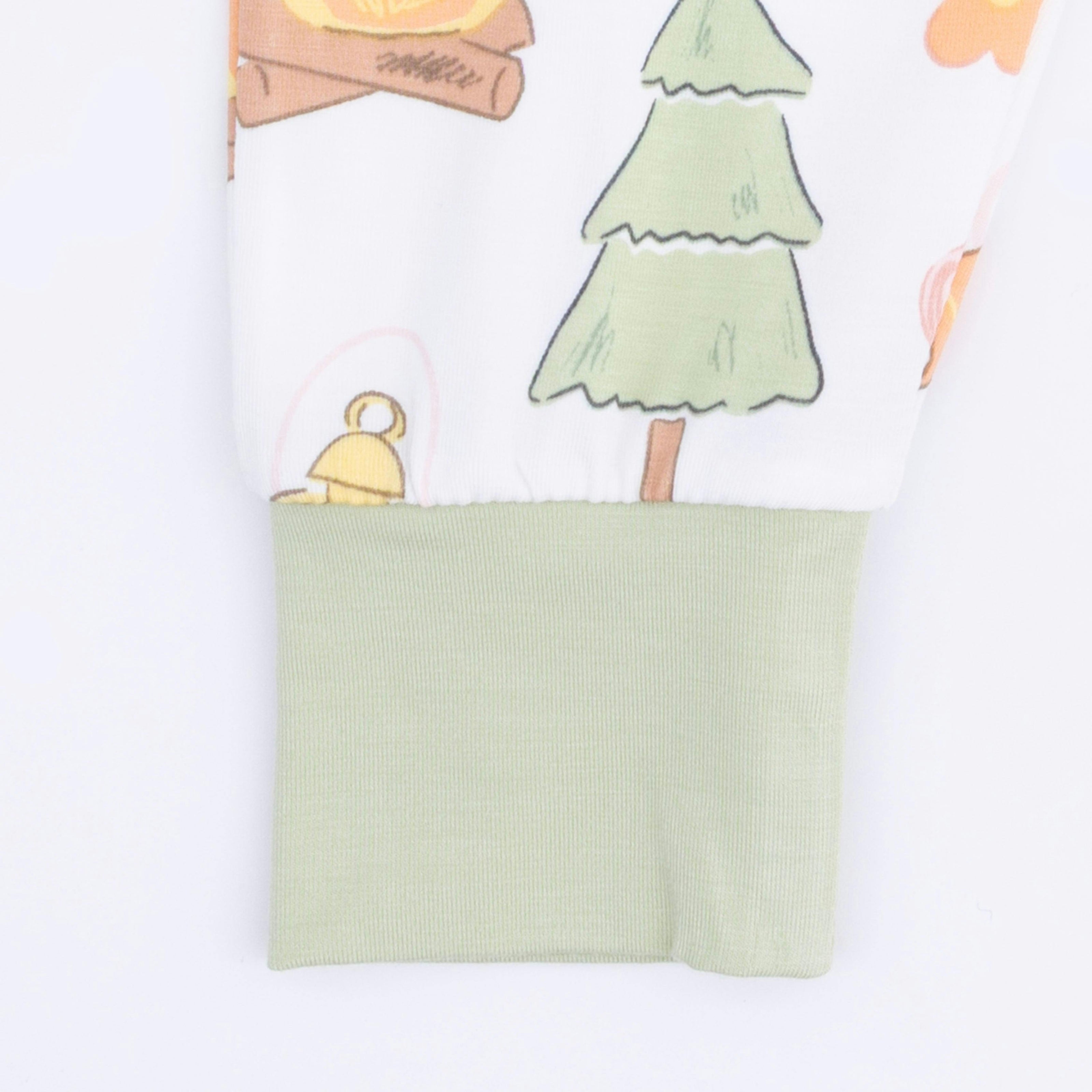 Camping Pink - Short Sleeve Loungewear Set