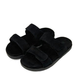 Rafa Double Velcro Strap Slides Slip Ons