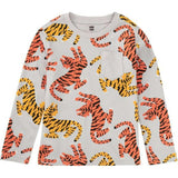 Long Sleeve Printed Pocket Tee, Multi