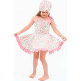 Ditzy Floral Tie Strap Twirl Dress