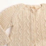 Royal Alpaca Knit Cardigan in Cream
