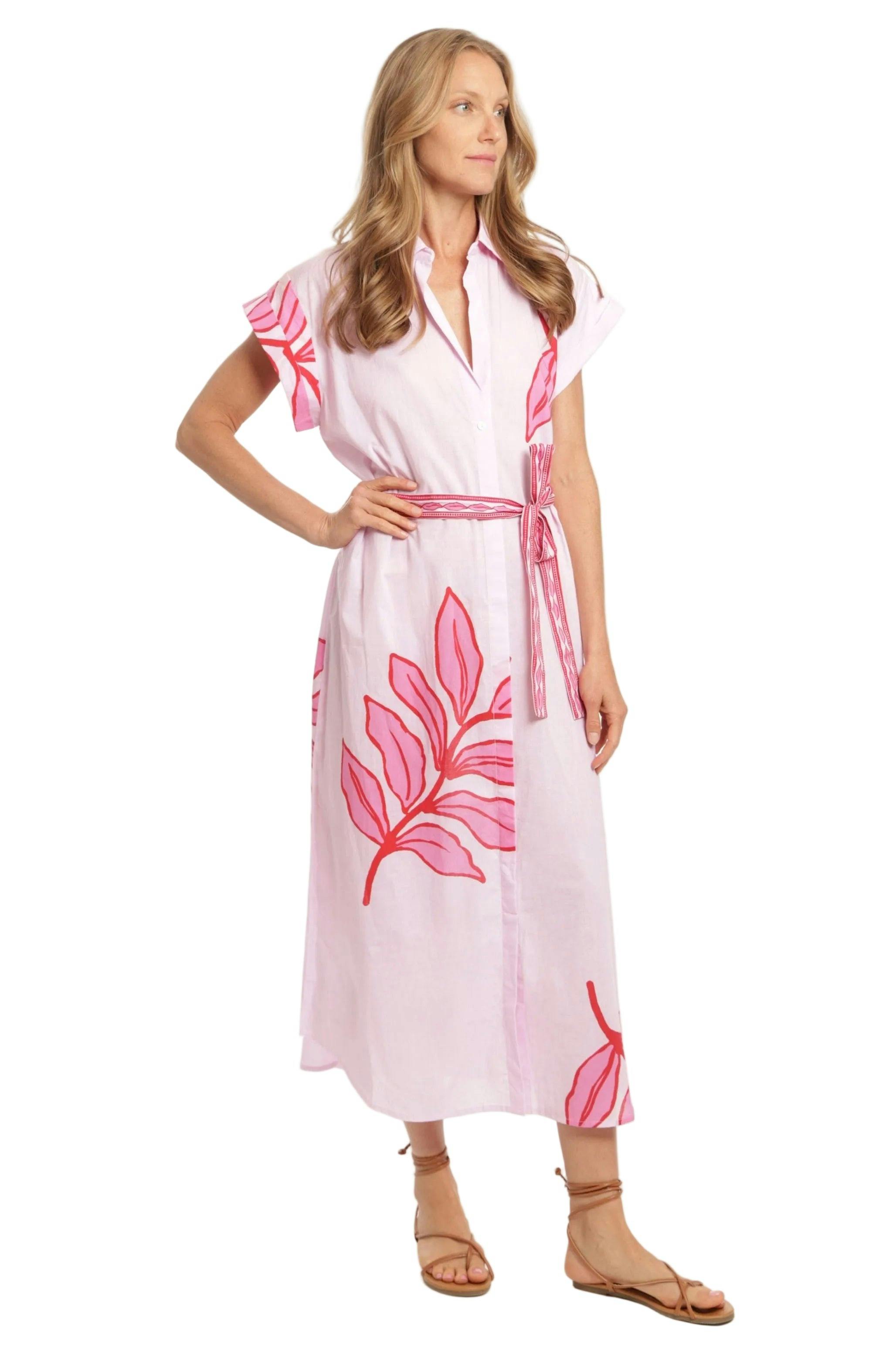 Paige Dress - Pink Elephant