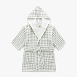 Picnic Gingham Bathrobe - Green
