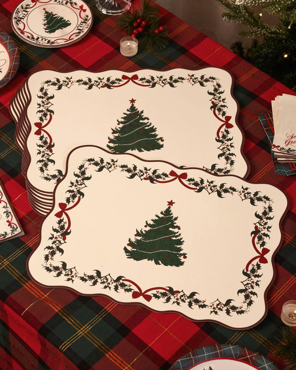 Seasons Greetings Placemats - 25 placemats