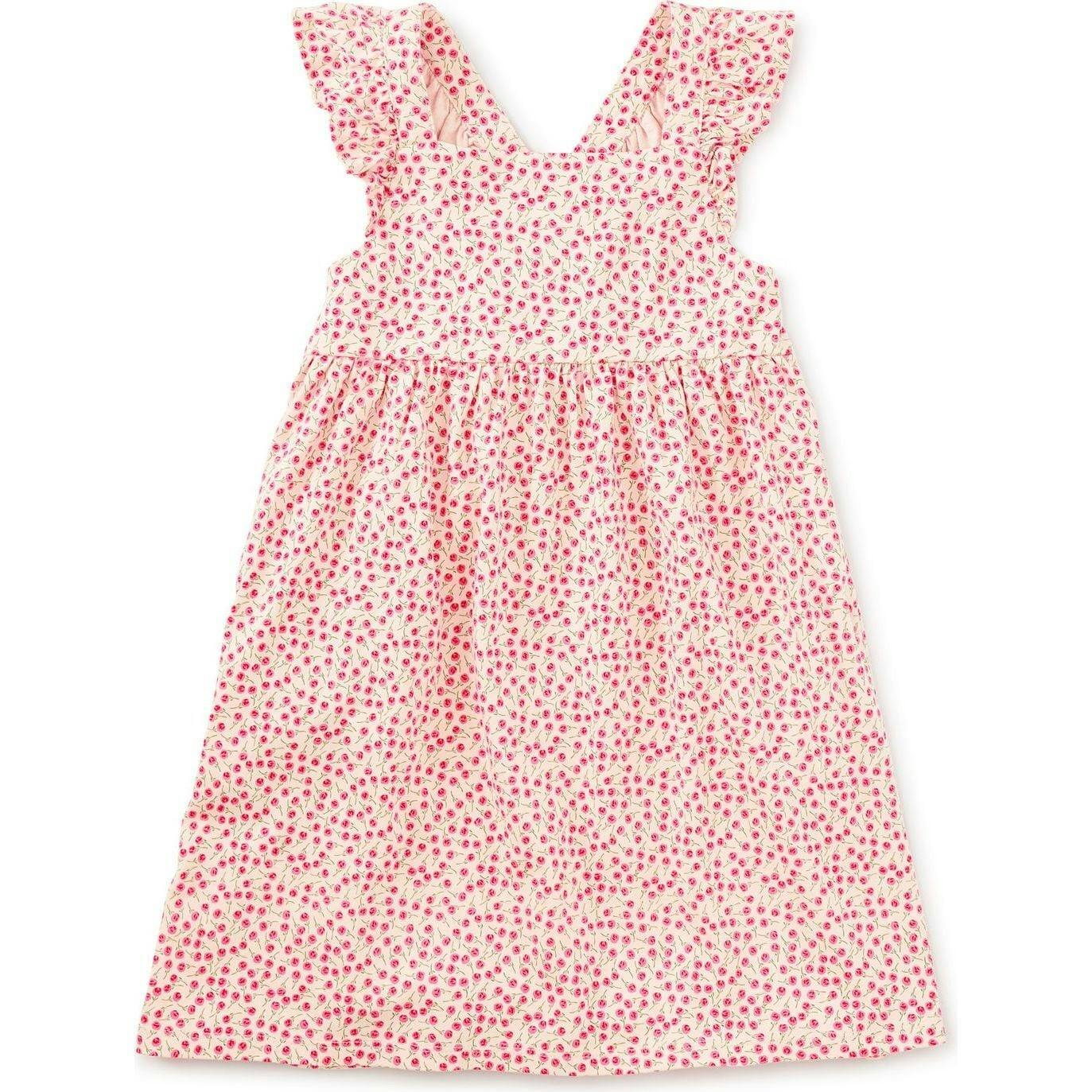 Ruffle Strap Dress, Pink