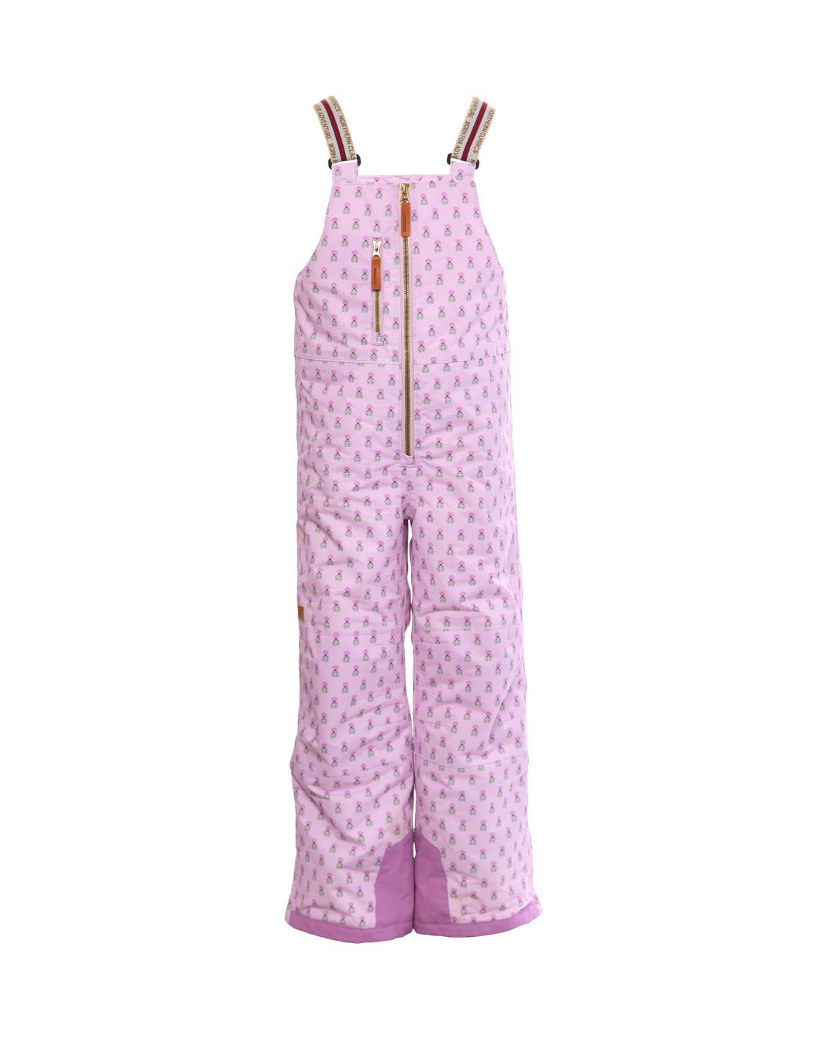 Kids Snow Pant in Pink Marigold