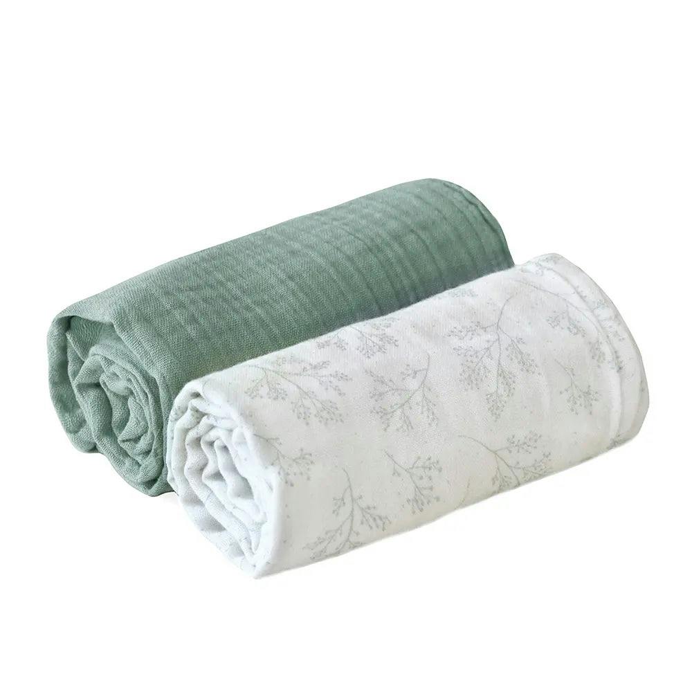 Set of 2 DOLI baby Swaddles