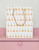 Birthday Cupcakes Gift Bag - Set of 3