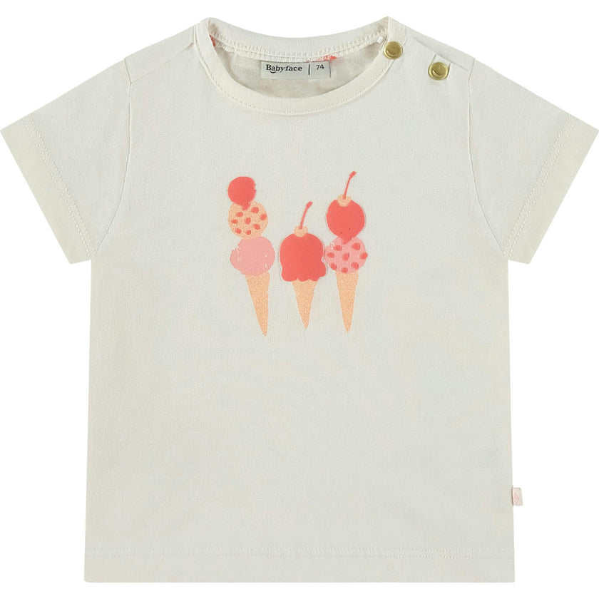Ice Cream Print Short Sleeve T-Shirt