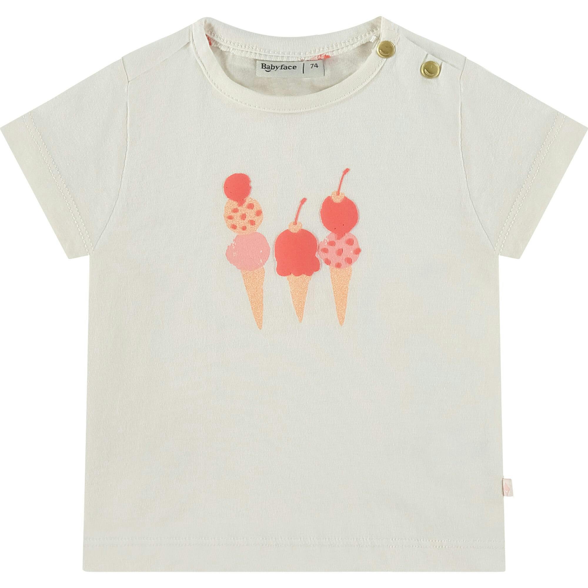 Ice Cream Print Short Sleeve T-Shirt