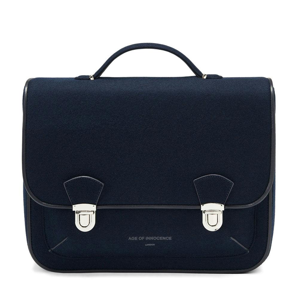 Boston Wool School Bag