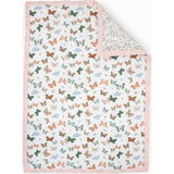 Cotton Muslin Toddler Comforter - Butterflies