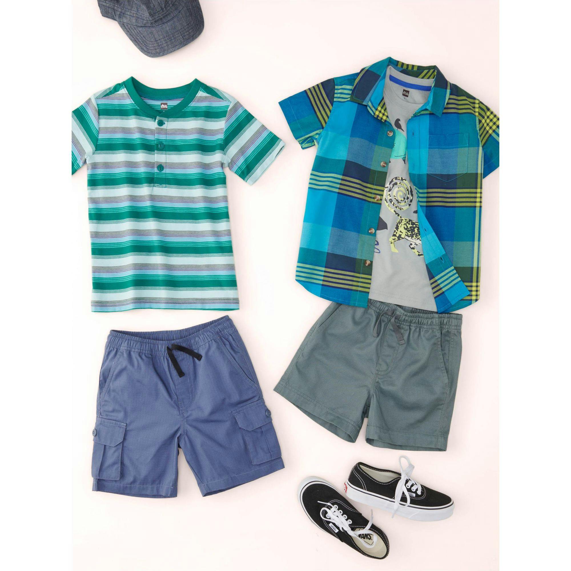 Twill Sport Shorts, Green