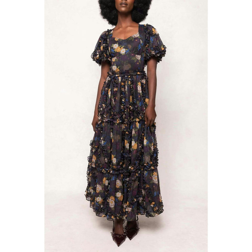 Layla Dress in Winter Floral