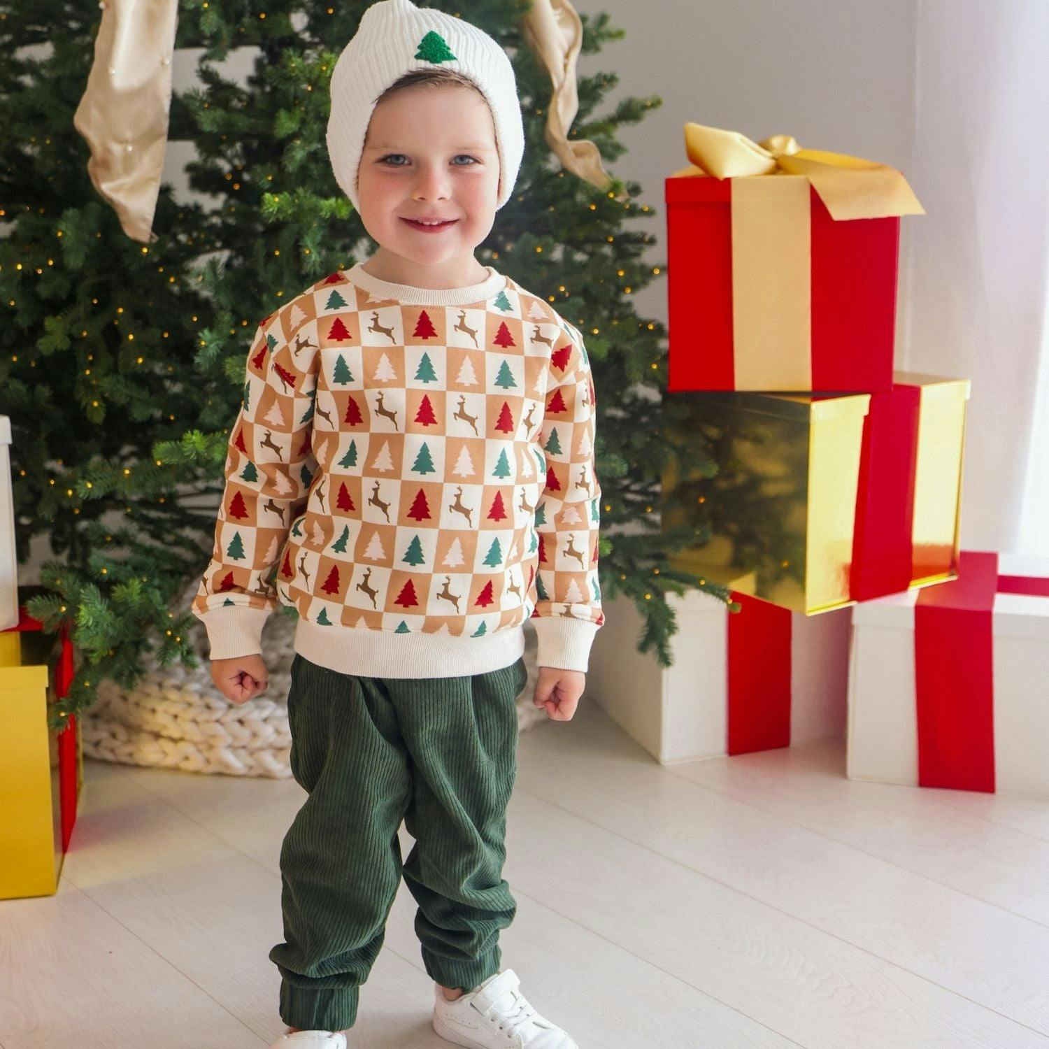 Tree Patch Christmas Beanie