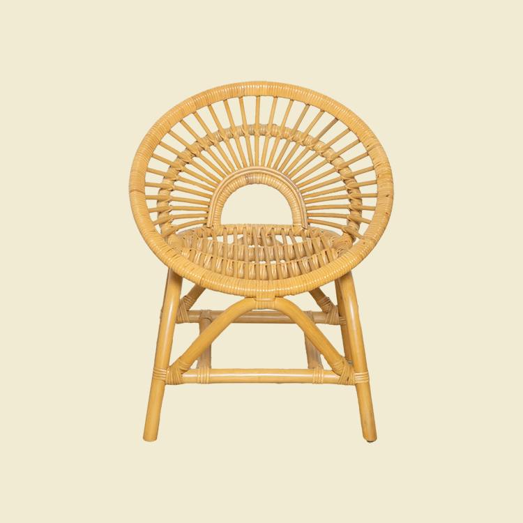 Handcrafted - Maya Kids Chair (Natural) - Rattan Wicker