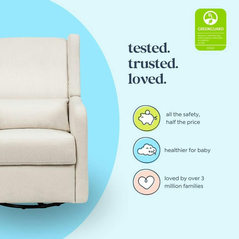 Carter's Arlo Recliner and Swivel Glider | Water Repellent & Stain Resistant Fabric