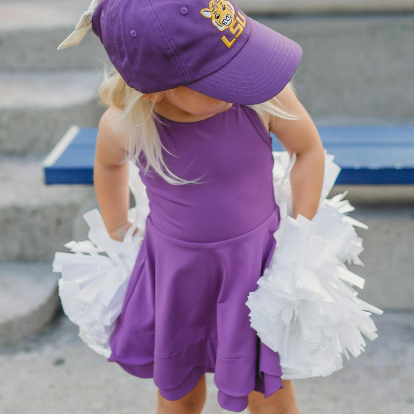 Officially Licensed LSU Tigers Bow Baseball Hat (Baby/Toddler)